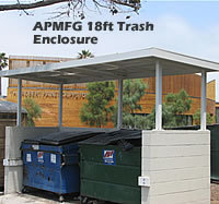 Trash Enclosure Cover